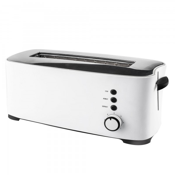 Tostadora blanca 2pc. 1000w.grande kuken