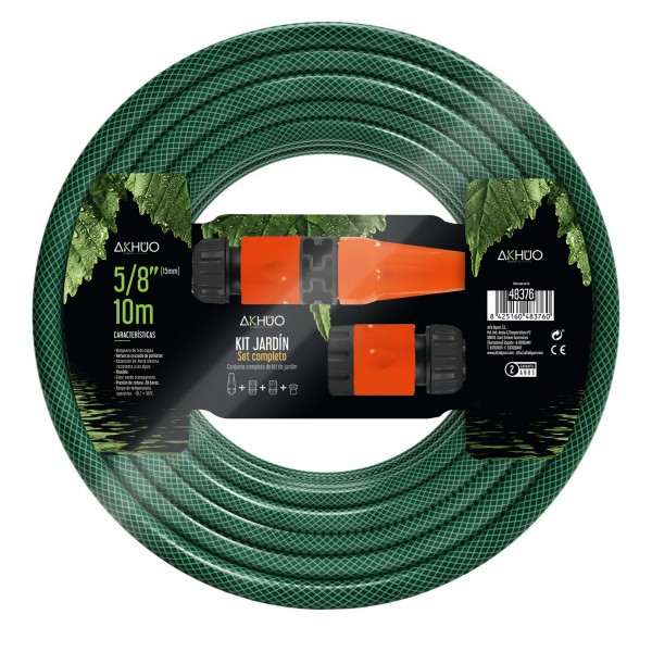Manguera jardin polies.eco 5/8 10m.kit