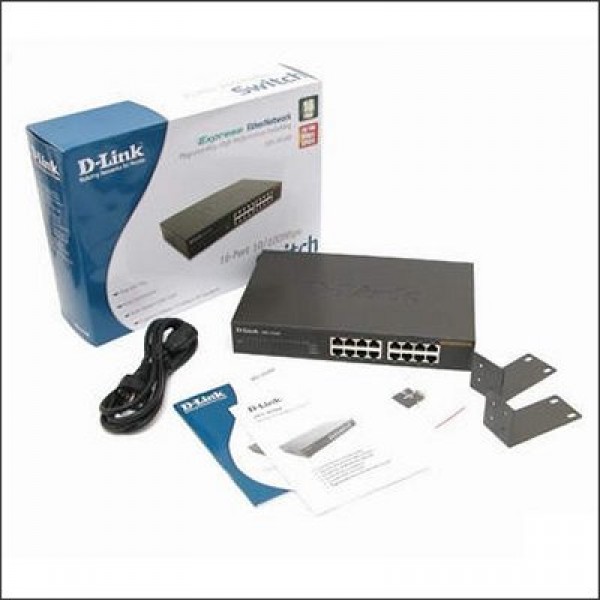 D-link des-1016d switch 16x10/100mbps