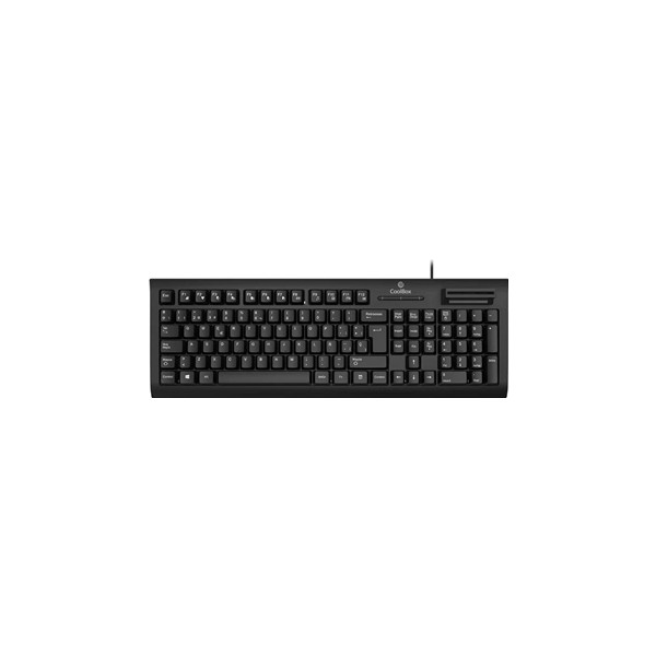 Coolbox teclado con lector dni smartcard v4